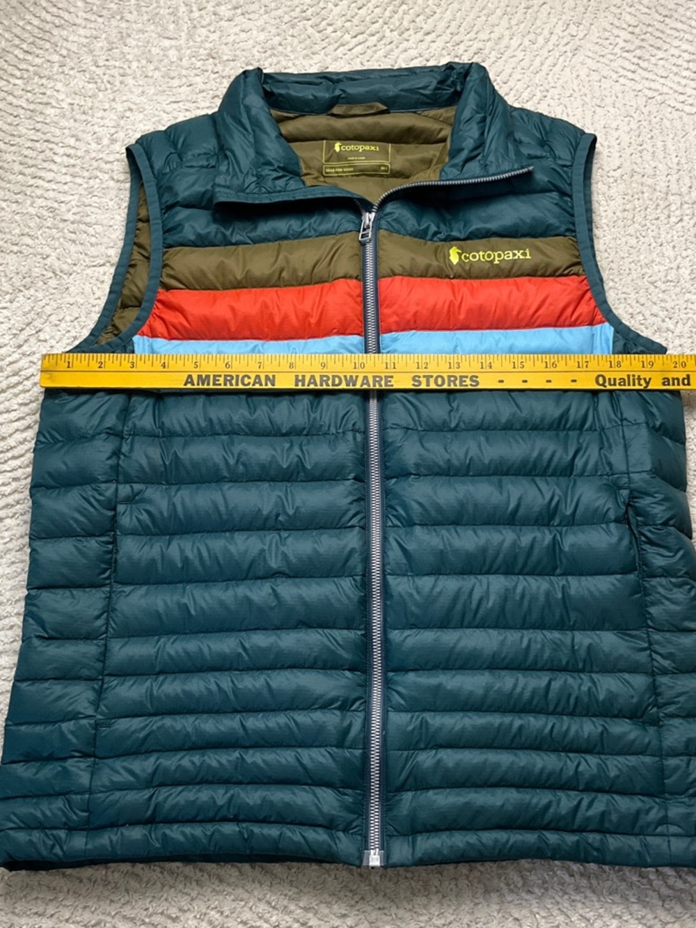 COTOPAXI FUEGO DOWN VEST MEN'S SIZE MEDIUM - Picture 6 of 16